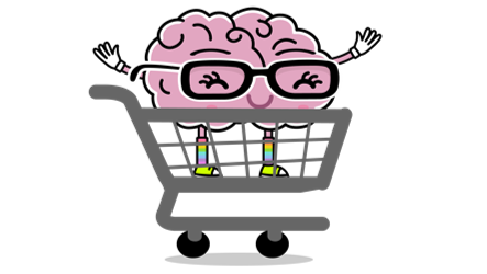Brain in a shopping cart